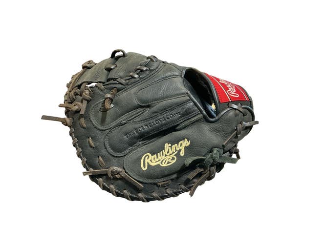 Used Rawlings D325CM BB/SB Catchers RH Throw Black 32 1/2" 11873-S000245098