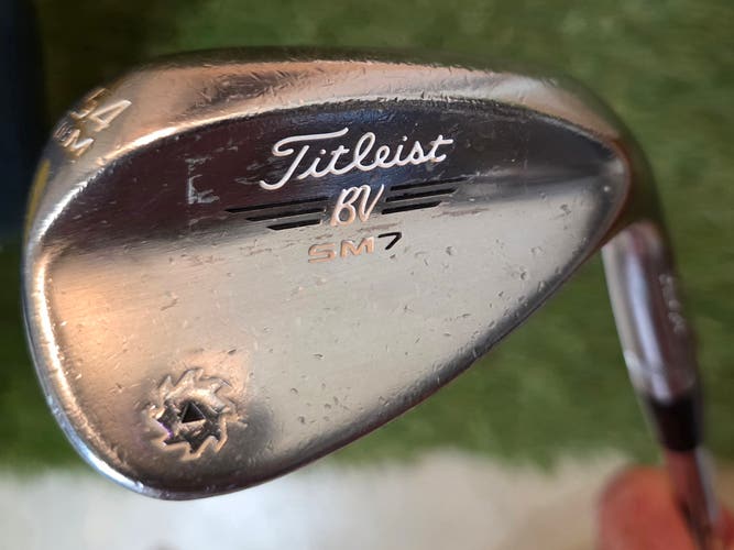Men's Titleist BV Vokey SM7 Right Handed Wedge 54 Degree Steel Shaft