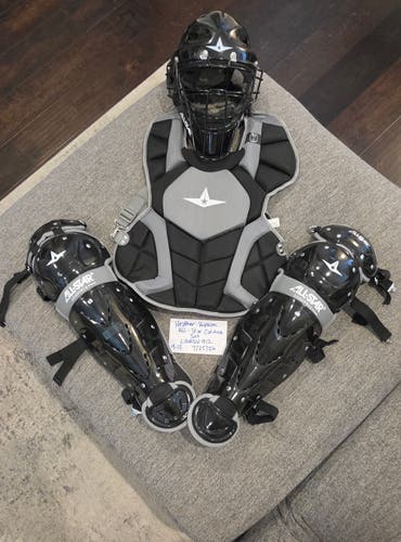 Black/Gray All Star Catcher's Set (New)