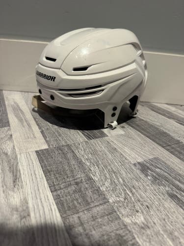 Medium White Warrior Alpha One Pro Helmet (Used)