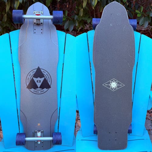 Globe Skateboards “The Maiden” Complete Downhill Longboard 37” Caliber II Trucks