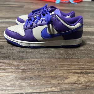 Purple Unisex Size M 9.0 (W 10.0) Adult Nike Dunk Low Shoes (Used)