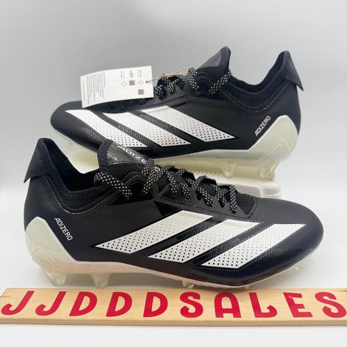 Adidas Adizero Electric.1 2 Football Cleats Black White IF4198 Men's Size 10 NWT
New Without Box