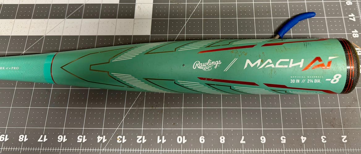 2024 Rawlings Mach AI Alloy USSSA Certified Bat (-8) 22 oz 30" (Used)
