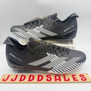 Adidas Adizero Electric+ 2 Football Cleats Black White IH5976 Men's Size 12 NWT

New Without Box