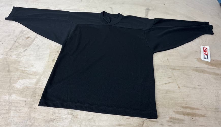 CCM Practice 10100 S/M YOUTH BLACK NWT AIR KNIT Jersey 90’s Vintage