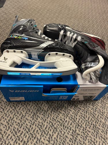 Bauer Supreme F50 Pro Fit 3 Hockey Skates 8 (New) Fit 3