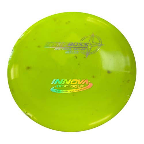 Used Innova STAR BOSS Disc Golf Driver Yellow 176g 11450-S000525727