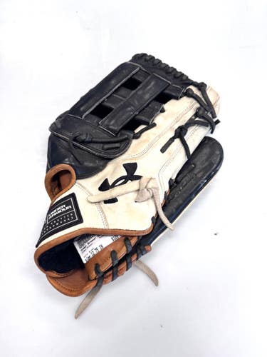 Used Under Armour GENUINE PRO BB/SB Glove RH Throw Black 12 3/4" 11860-S000312960
