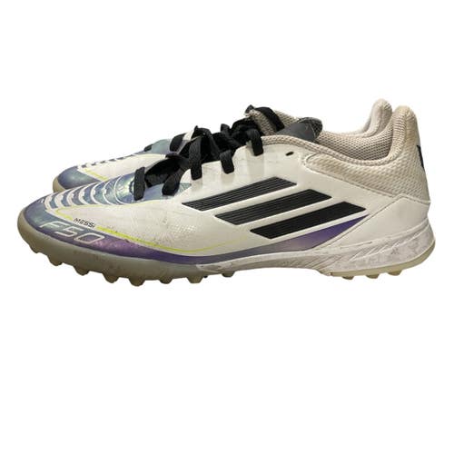 Used Adidas Soccer Indoor Shoes White Junior 04 11847-S000037373