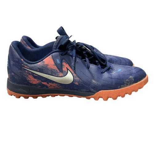 Used Nike Soccer Indoor Shoes Navy Blue Junior 05 11847-S000037374