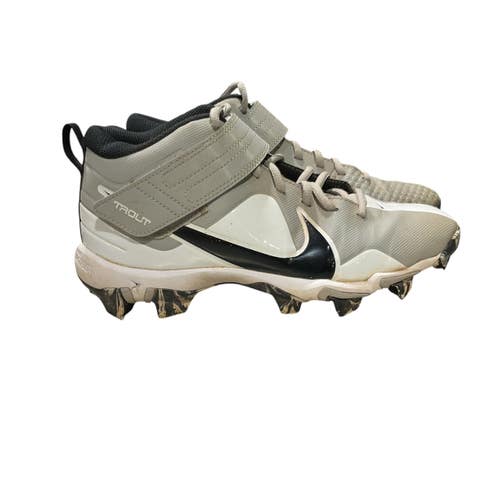 Used Nike TROUT BB/SB Cleats Grey Junior 06 11847-S000037365