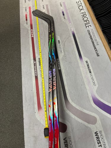 Senior Bauer Vapor Flylite Left Hand Hockey Stick P28M 87 Flex (2-Pack)