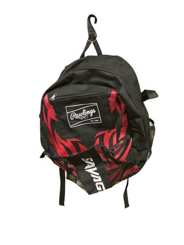 Used Rawlings BB/SB Player Backpack Red 11847-S000037329