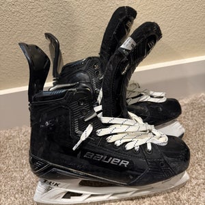 Black 2022 Bauer Supreme Mach Hockey Skates Regular Width 8 (Used)