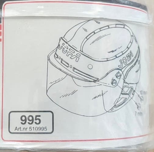 RARE JOFA VISIR-ETT 995 NEW IN ORIGINAL PACKAGING. Fits Jofa 366/397, 390/395, 290/295 helmets