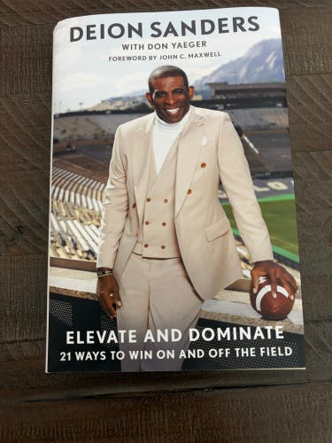 Deion Sanders Autographed COA Book