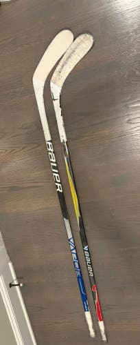 Senior Bauer Vapor Flylite Right Handed Hockey Stick P28 70 Flex Pro Stock (Used) 2 PACK (2 diff)