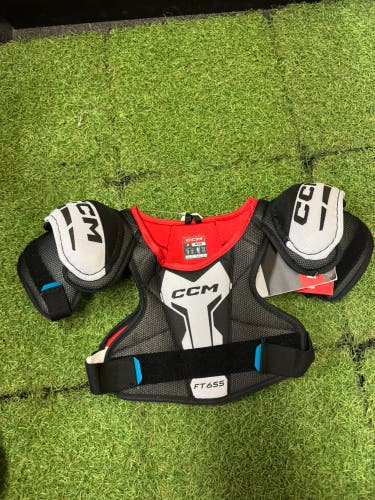Youth Medium JetSpeed FT655 CCM Shoulder Pads (New)