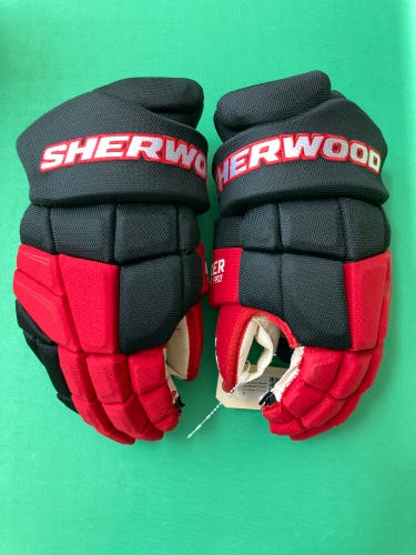 Black Senior Sher-Wood Rekker Element Pro Gloves 15"