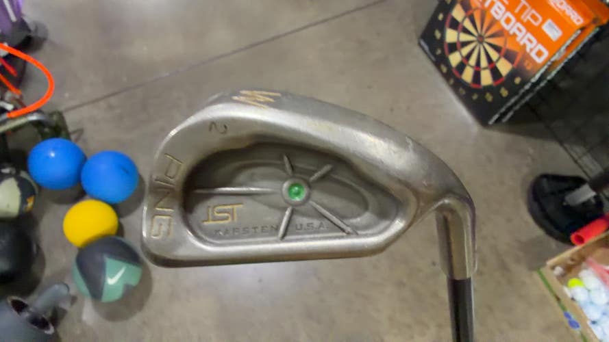 Used Ping ISI NICKEL GREEN DOT Golf Wedge Mens RH Pitching Wedge 11605-S000224189