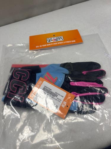 Used Marucci BB/SB Batting Gloves Black LG 11490-S000275900