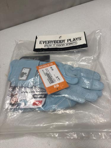 Used Franklin BB/SB Batting Gloves Royal Blue MD 11490-S000275901