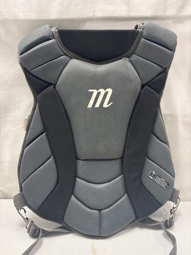 Used Marucci MCATCH-BLKSM Catchers Chest Protector Black Intermed 11490-S000275897