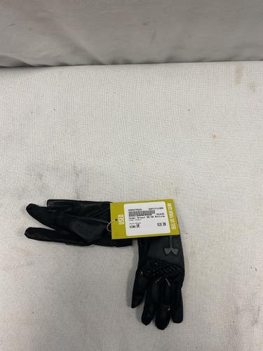 Used Under Armour BB/SB Batting Gloves Black SM 11490-S000275528