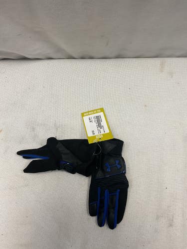 Used Under Armour BB/SB Batting Gloves Black SM 11490-S000275529