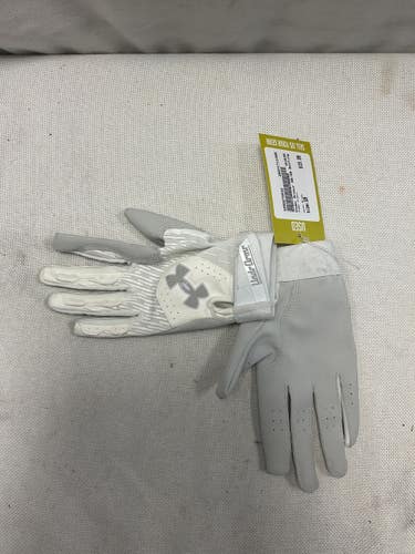 Used Under Armour BB/SB Batting Gloves Black SM 11490-S000275532