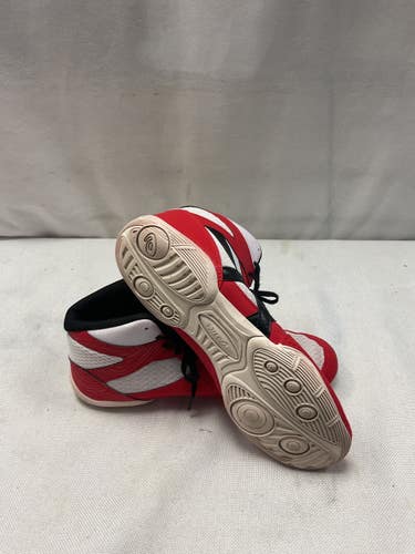 Used Asics Wrestling Shoes Red Senior 10 11490-S000275557