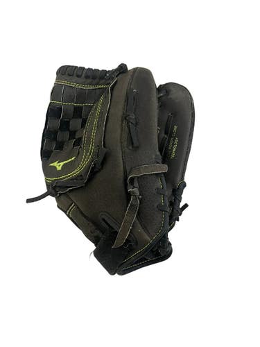 Used Mizuno PROSPECT RH Throw Fastpitch Gloves Black 12" 11692-S000152805