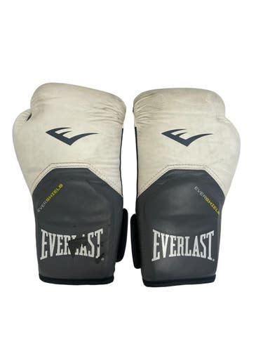 Used Everlast EVERSHIELD Boxing Gloves White Senior 11692-S000154833