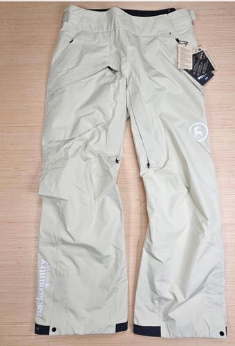 NEW Backcountry CrestCarver GORE-TEX Shell Ski Snow Pants Women’s large fog/off white NWT