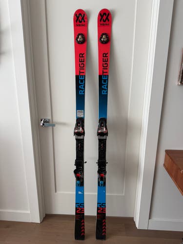 2018 Volkl 178 cm Racetiger GS Racestock Non-FIS Skis (23m radius)
