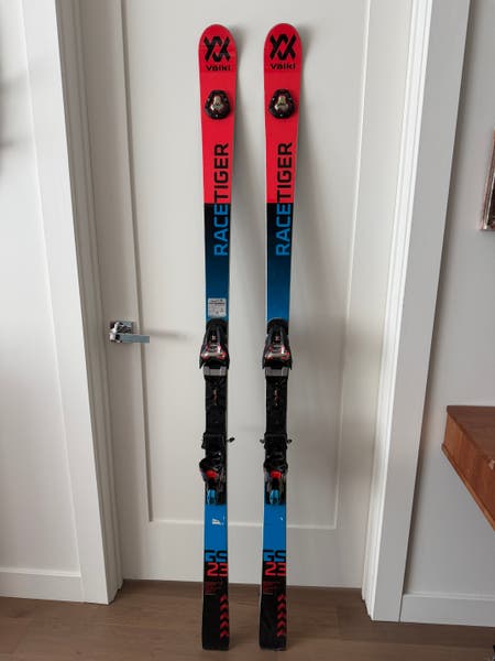 2018 Volkl 178 cm Racetiger GS Racestock Non-FIS Skis (23m radius