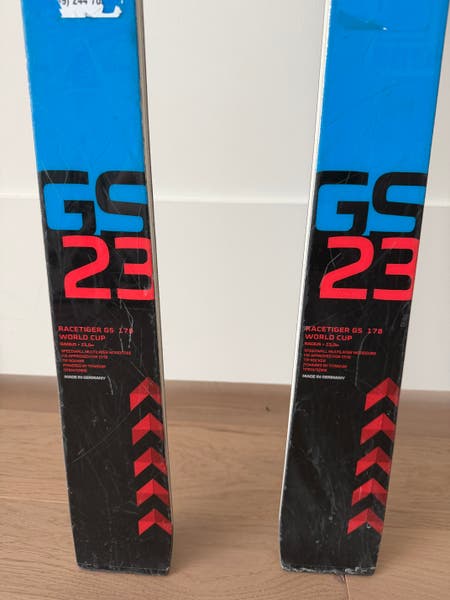 2018 Volkl 178 cm Racetiger GS Racestock Non-FIS Skis (23m radius