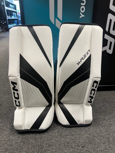 Youth 22" CCM YTFLEX 3 Goalie Leg Pads (New)