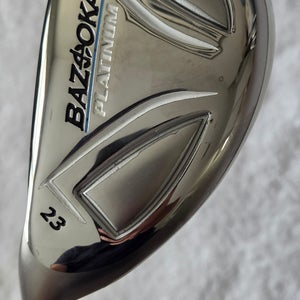 Tour Edge Bazooka Platinum Iron Wood Single 4 Iron 23° LH; Graphite Shaft