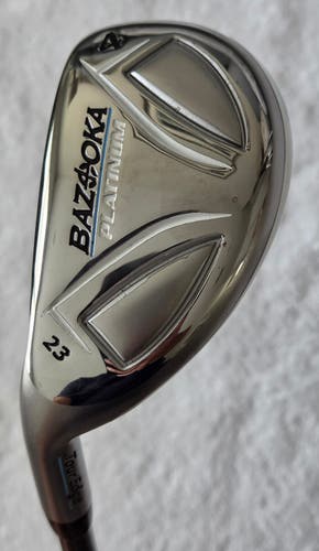 Tour Edge Bazooka Platinum Iron Wood Single 4 Iron 23° LH; Graphite Shaft