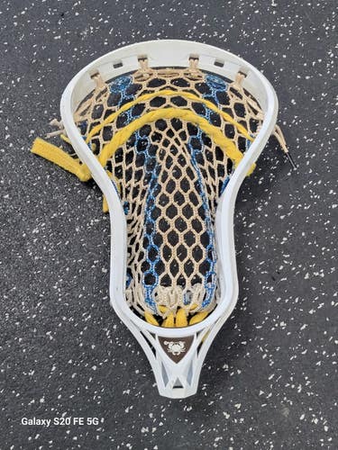 Used East Coast Dyes REBEL OFFENSE Mens Lacrosse Head White 11849-S000042413