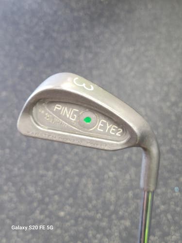 Used Ping EYE 2 GREEN DOT Mens Individual Iron RH 3 Iron 11849-S000042403