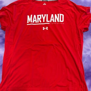 University Of Maryland Under Armour Shirt | Large (New)