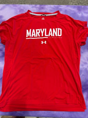 University Of Maryland Under Armour Shirt | Large (New)