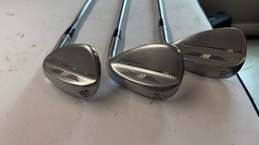 Men's Titleist Titleist Vokey SM9 Tour Chrome Right Handed Wedge Set (Used)