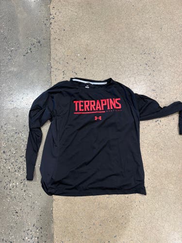 University Of Maryland Under Armour Long Sleeve Shirt | Large (New)