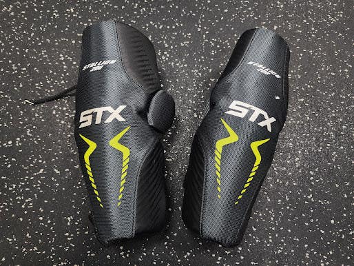 Used STX STALLION 200 Lacrosse Arm Pads/Guards Grey SM 11849-S000042364
