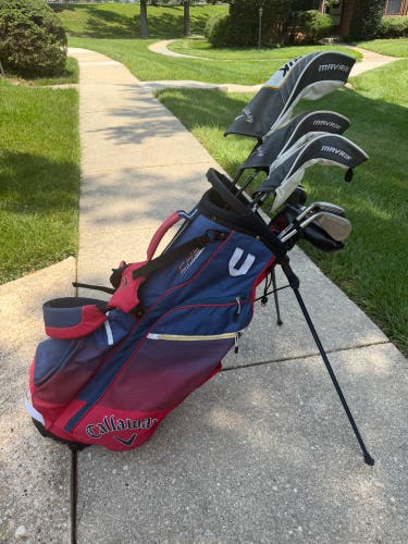 Callaway Mavrik Complete Set Full Set Stiff Flex Right Handed