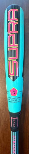 2026 Louisville Slugger Supra Composite USSSA Certified Bat (-10) 17 oz 27" (Used)